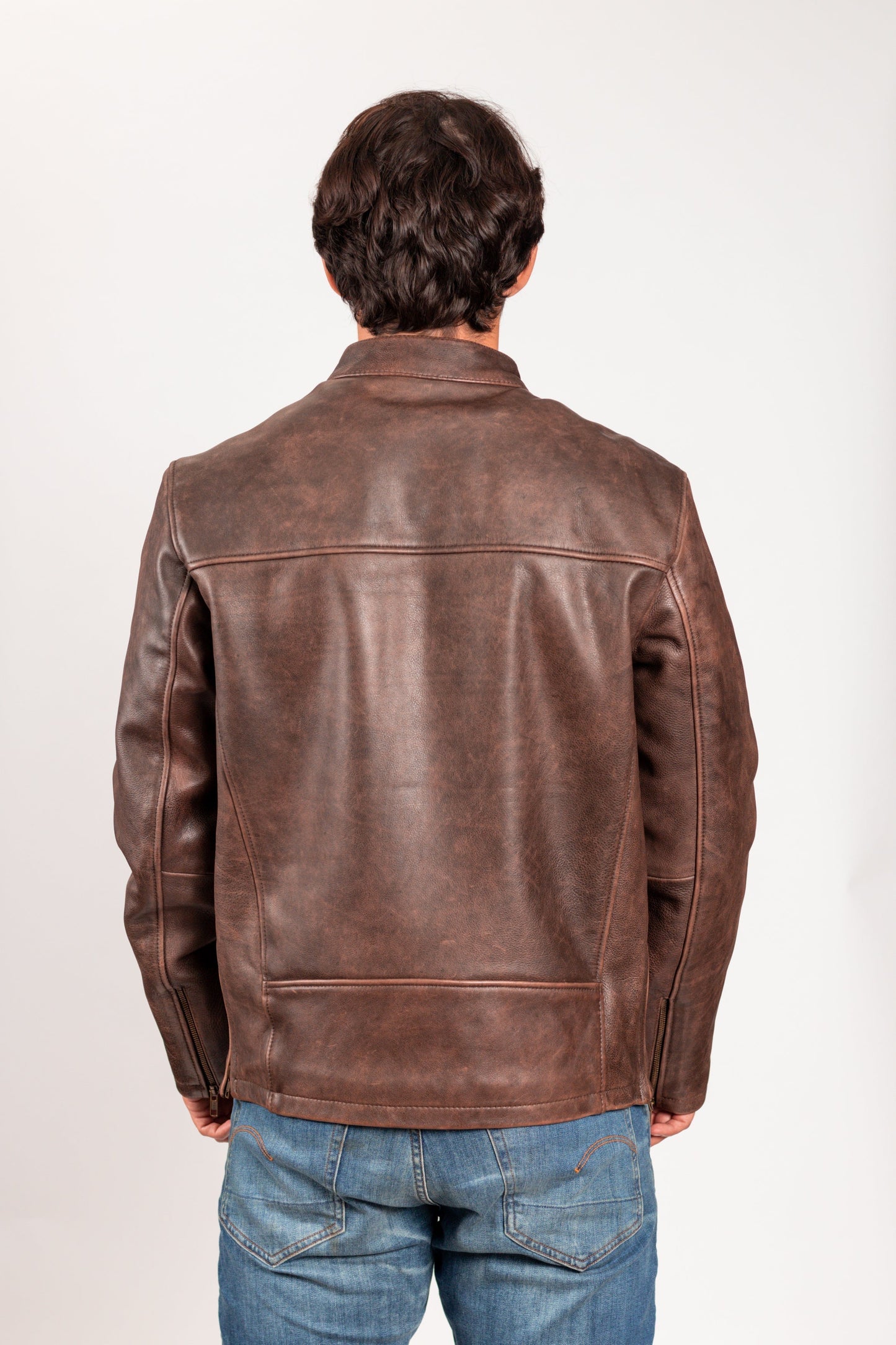 Maine Men's Leather Jacket (POS) Men's Leather Jacket Whet Blu NYC   