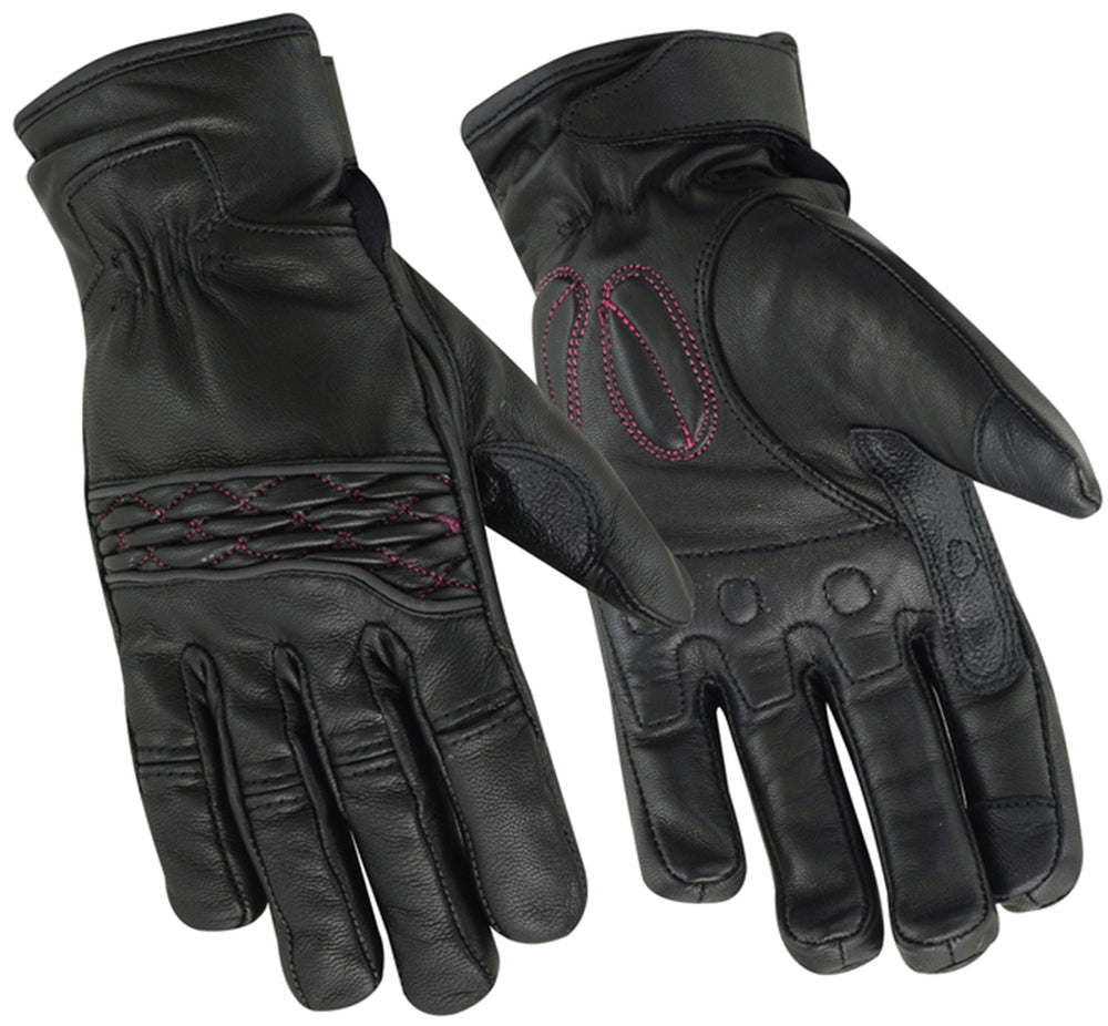 DS81 Women's Cruiser Glove  (Black/Pink)