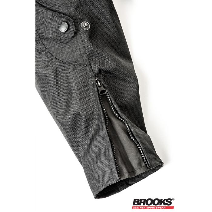 Brook's Sportswear Men's Black Textile Jacket
