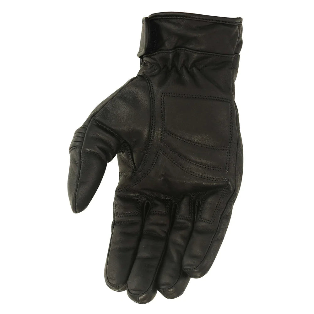Flat Track Men's Leather Motorcycle Gloves