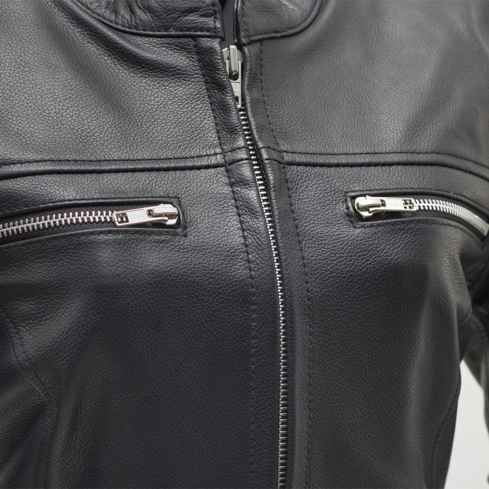 Roxy - Women's Leather Motorcycle Jacket