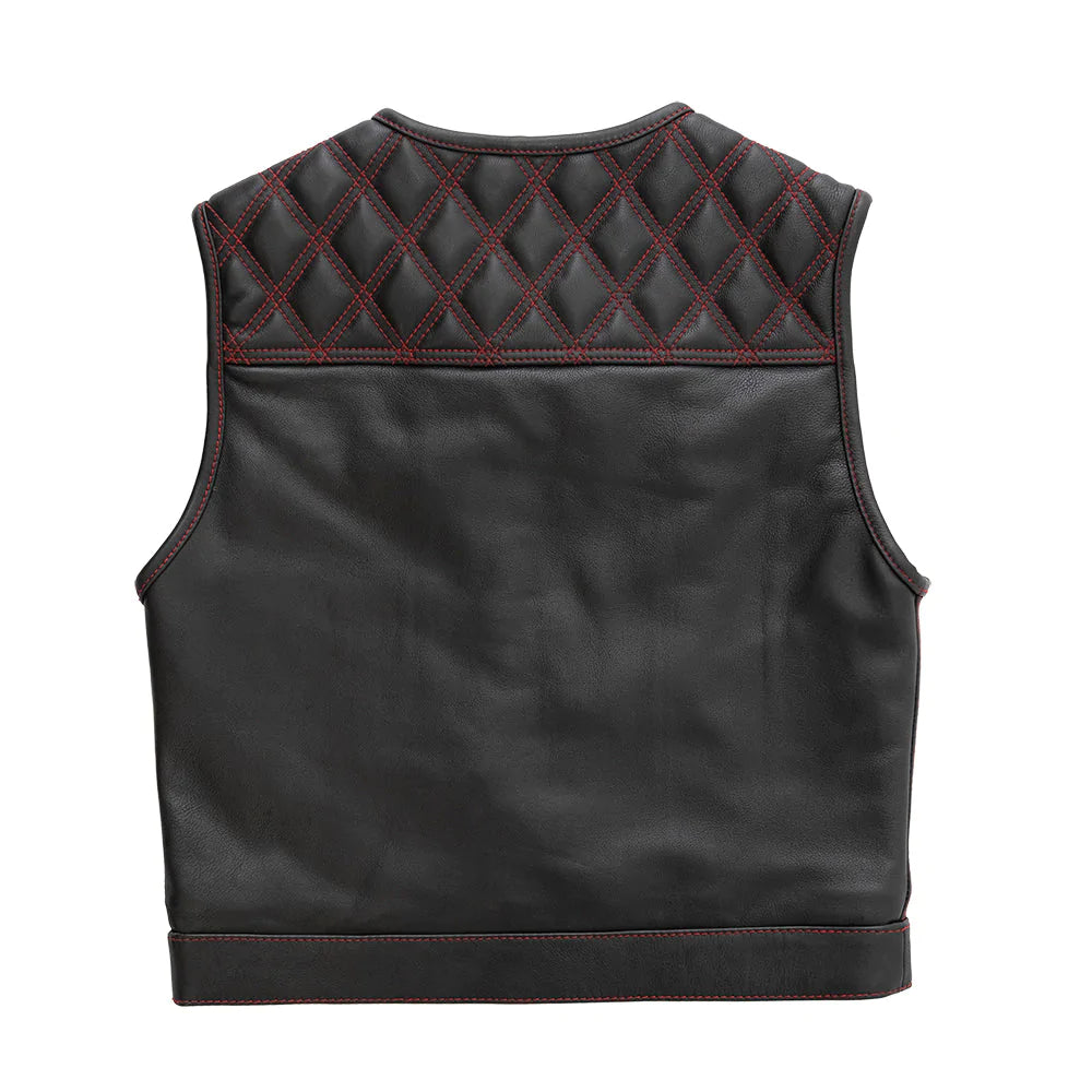 Nova - Men's Leather Lowside Vest - Limited Edition