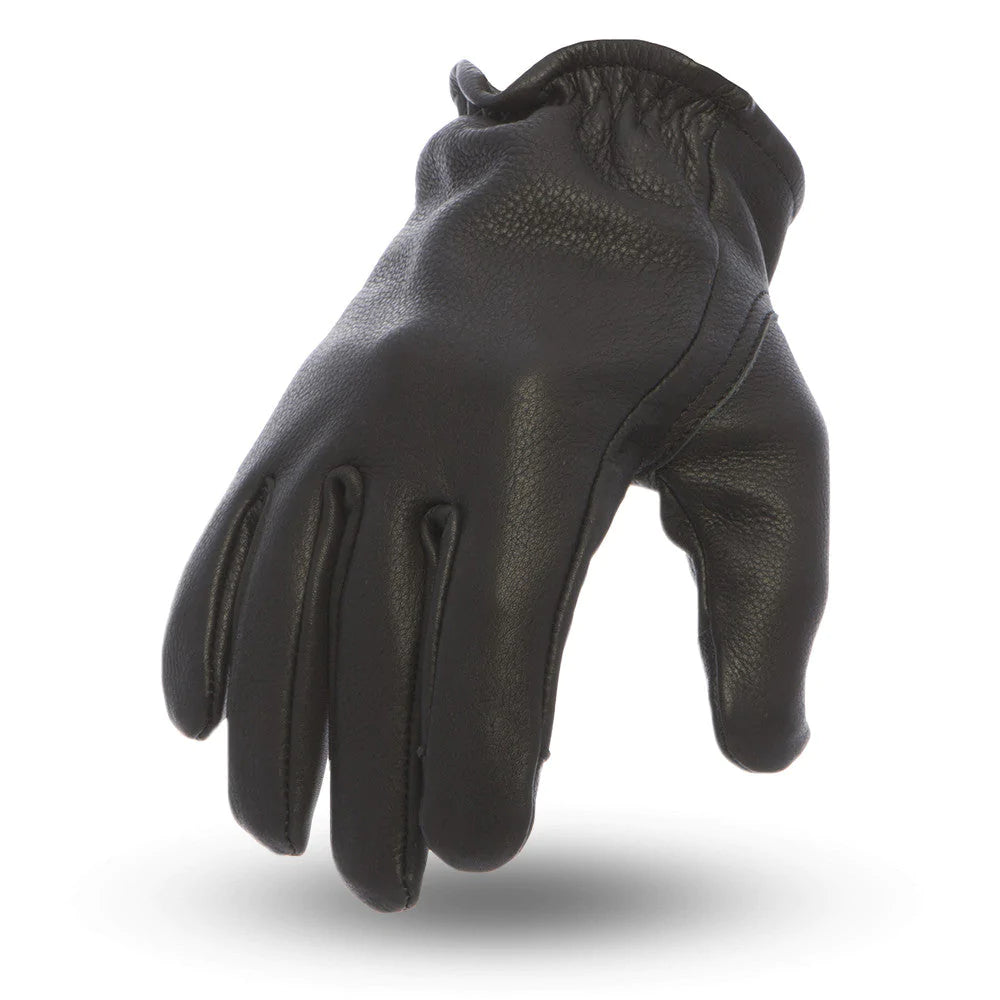 Roper Men's classic unlined short cuff motorcycle glove featuring touch tech fingers