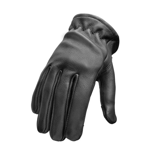 Roper Women's classic unlined short cuff motorcycle glove featuring touch tech fingers