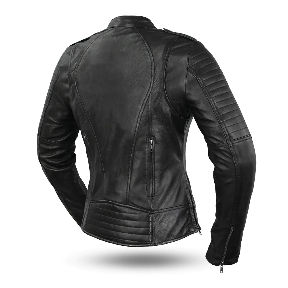 Biker - Women's Leather Motorcycle Jacket