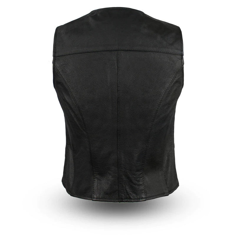Sweet Sienna - Women's Motorcycle Leather Vest