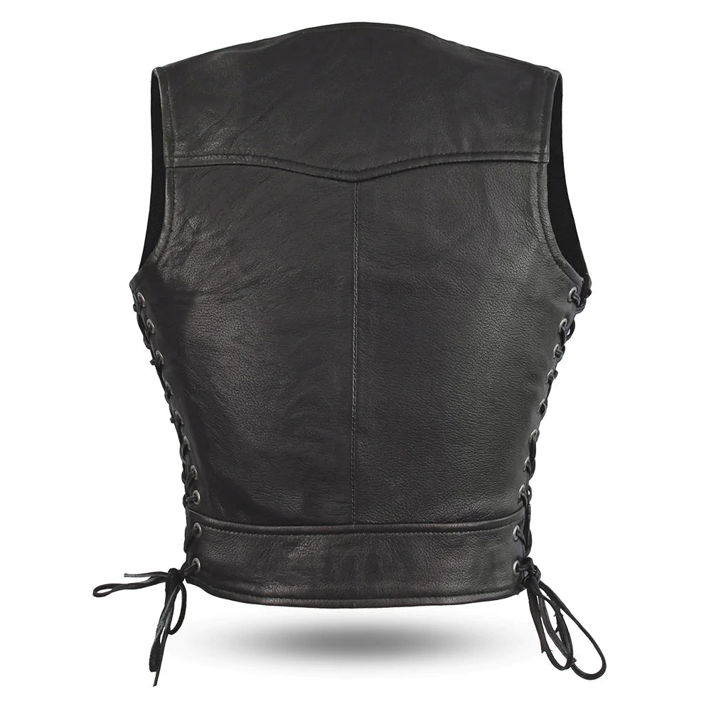 Raven - Motorcycle Leather Vest