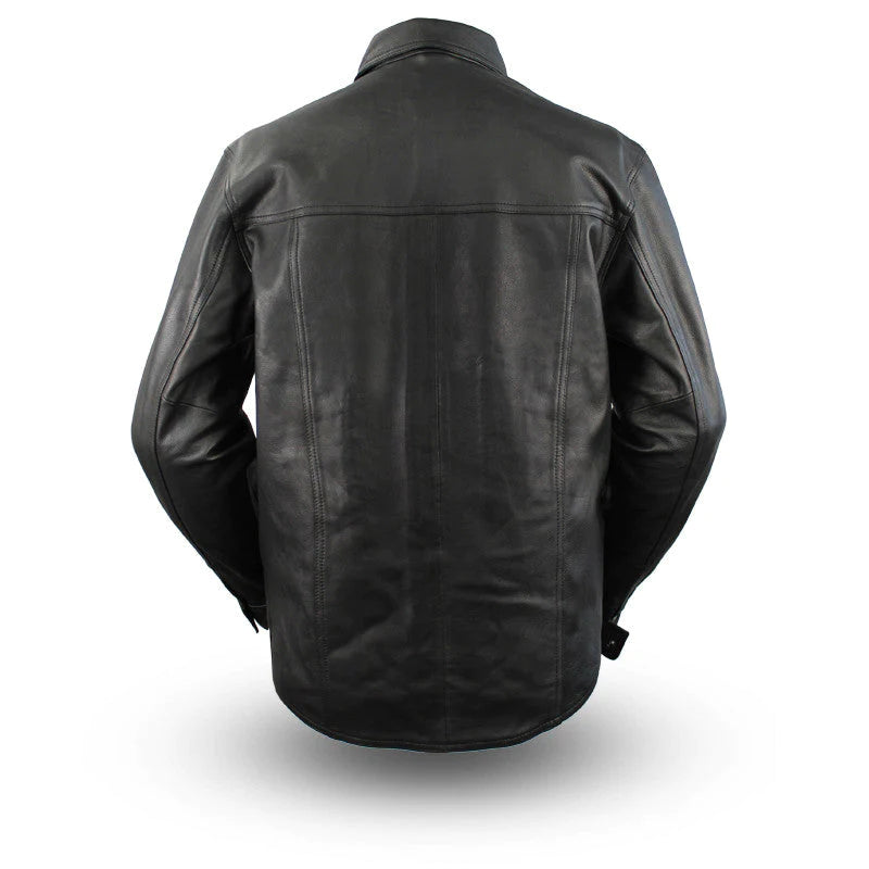 Milestone - Men's Leather Motorcycle Shirt