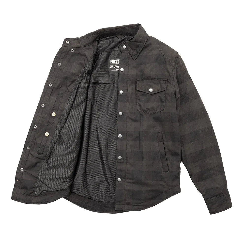 Spartan - Motorcycle Flannel Shirt - Extreme Biker Leather