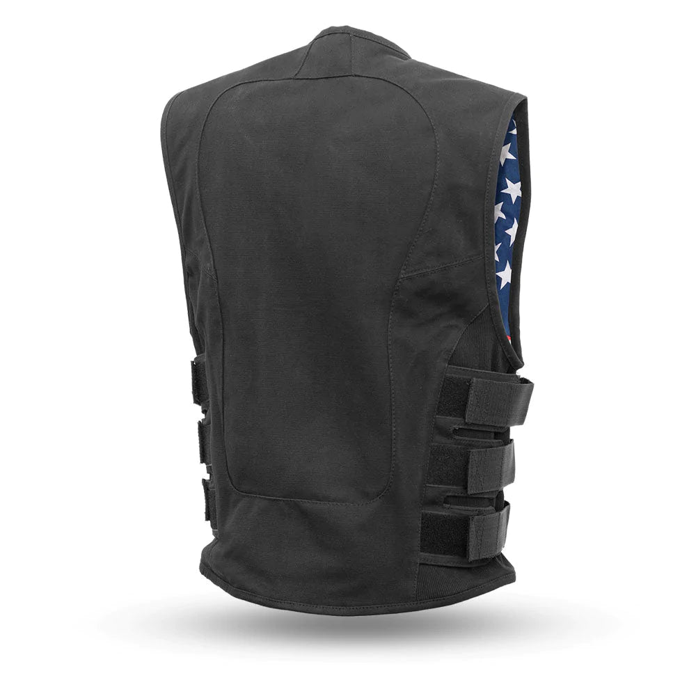 Commando - Men's Canvas Motorcycle Vest
