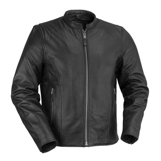 Ace Men's Leather Motorcycle Jacket