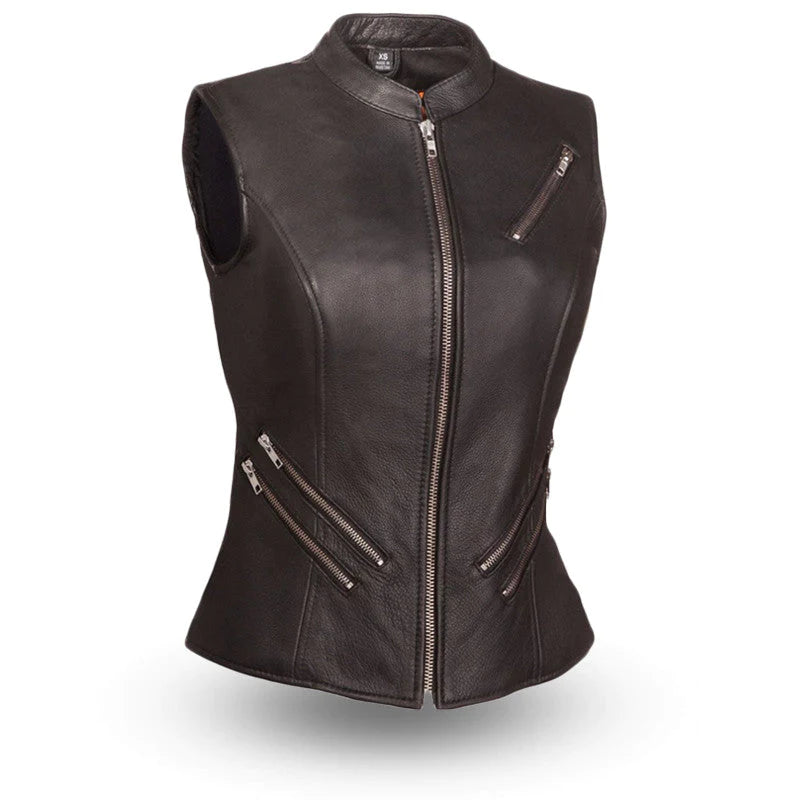 Fairmont - Women's Motorcycle Leather Vest