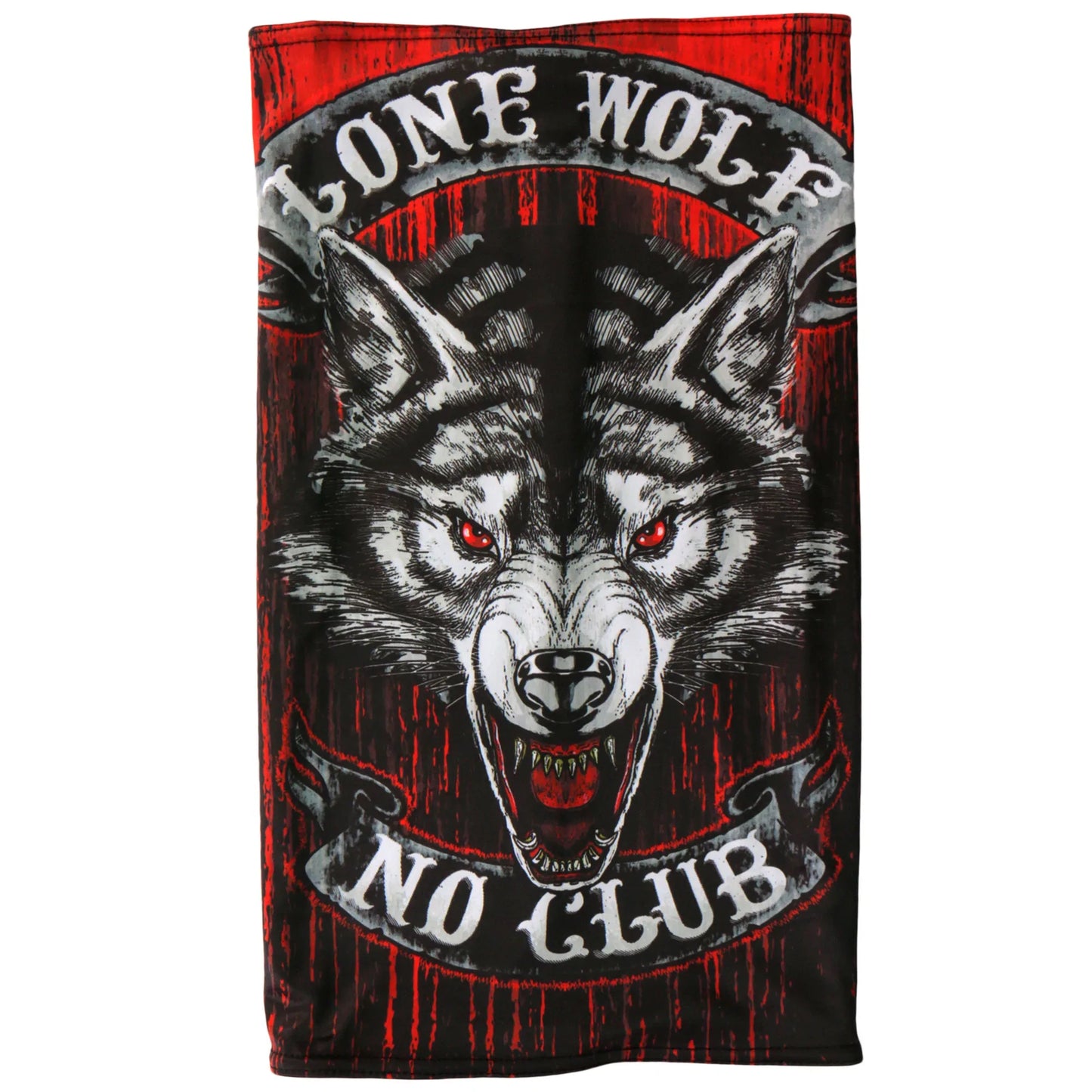 Polyester Neck Gaiter - Lone Wolf HWN2024 | Hot Leathers
