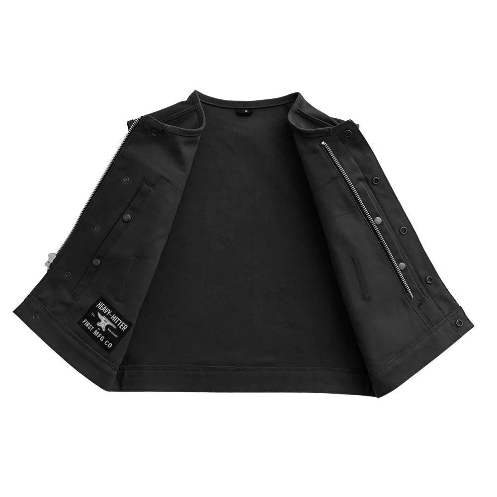 Lowside - Motorcycle Twill Vest - Extreme Biker Leather