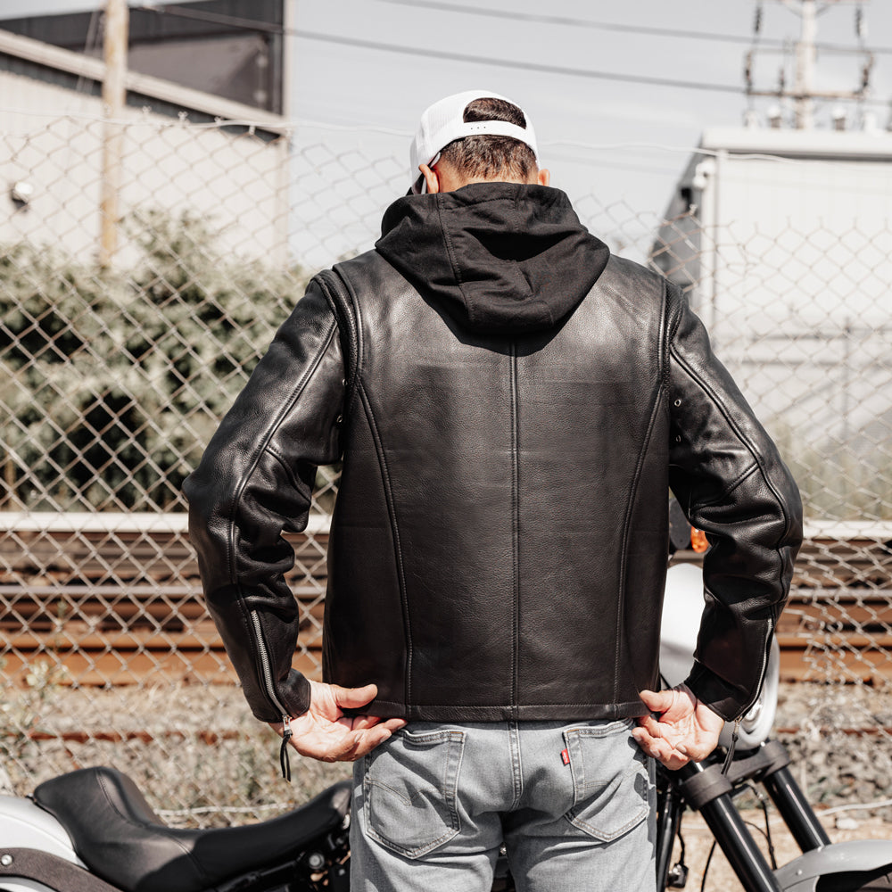 Street Cruiser Men's Motorcycle Leather Jacket