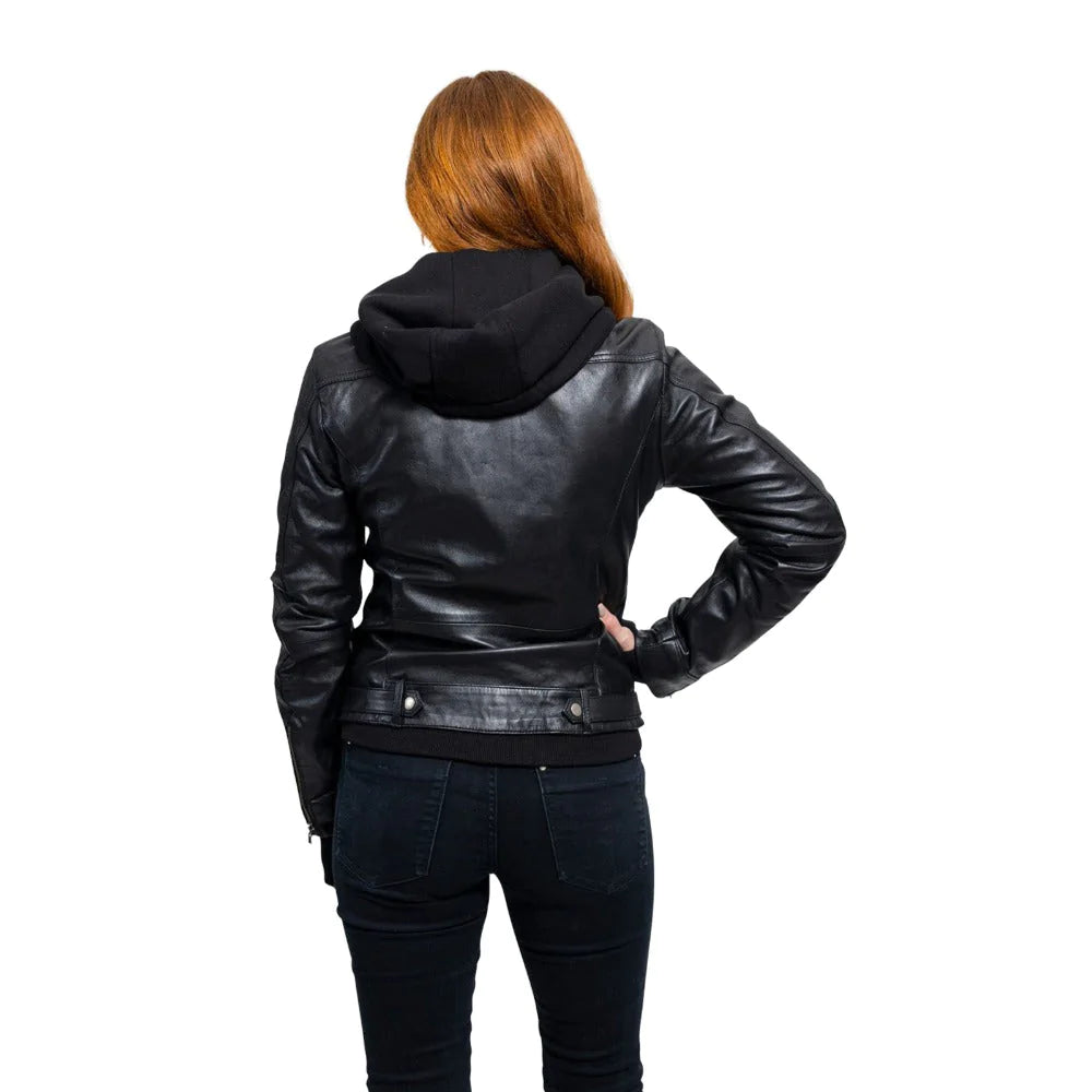April Womens Lambskin Fashion Leather Jacket