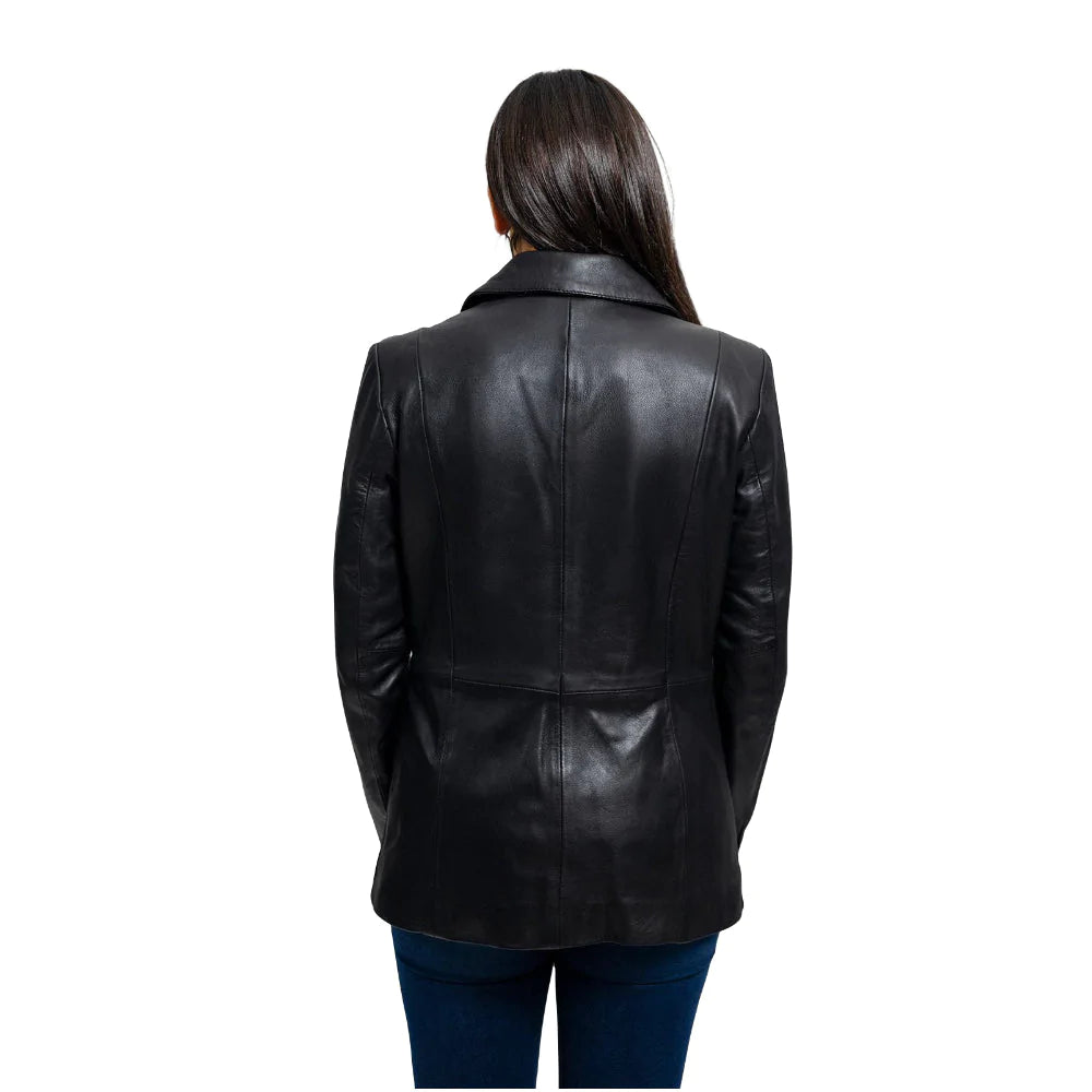 Dahlia Womens Fashion Leather Jacket