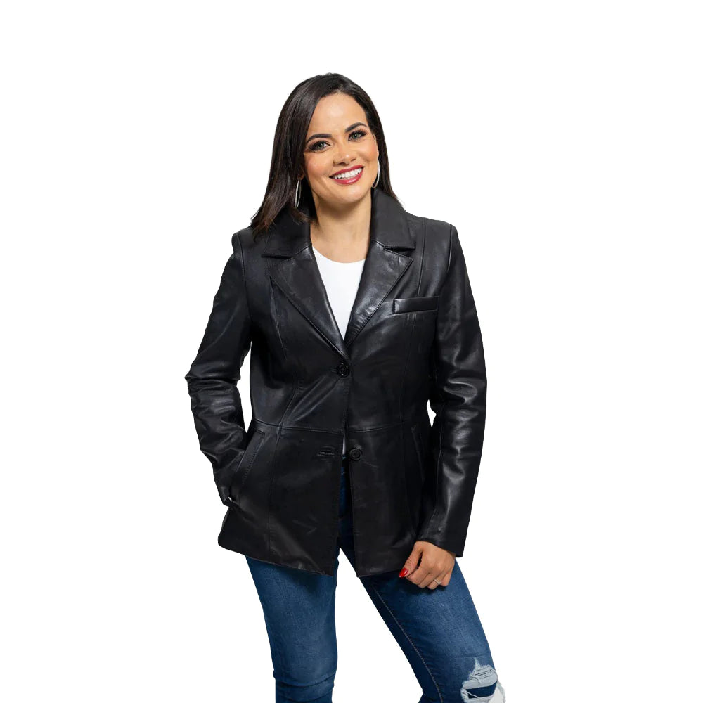 Dahlia Womens Fashion Leather Jacket
