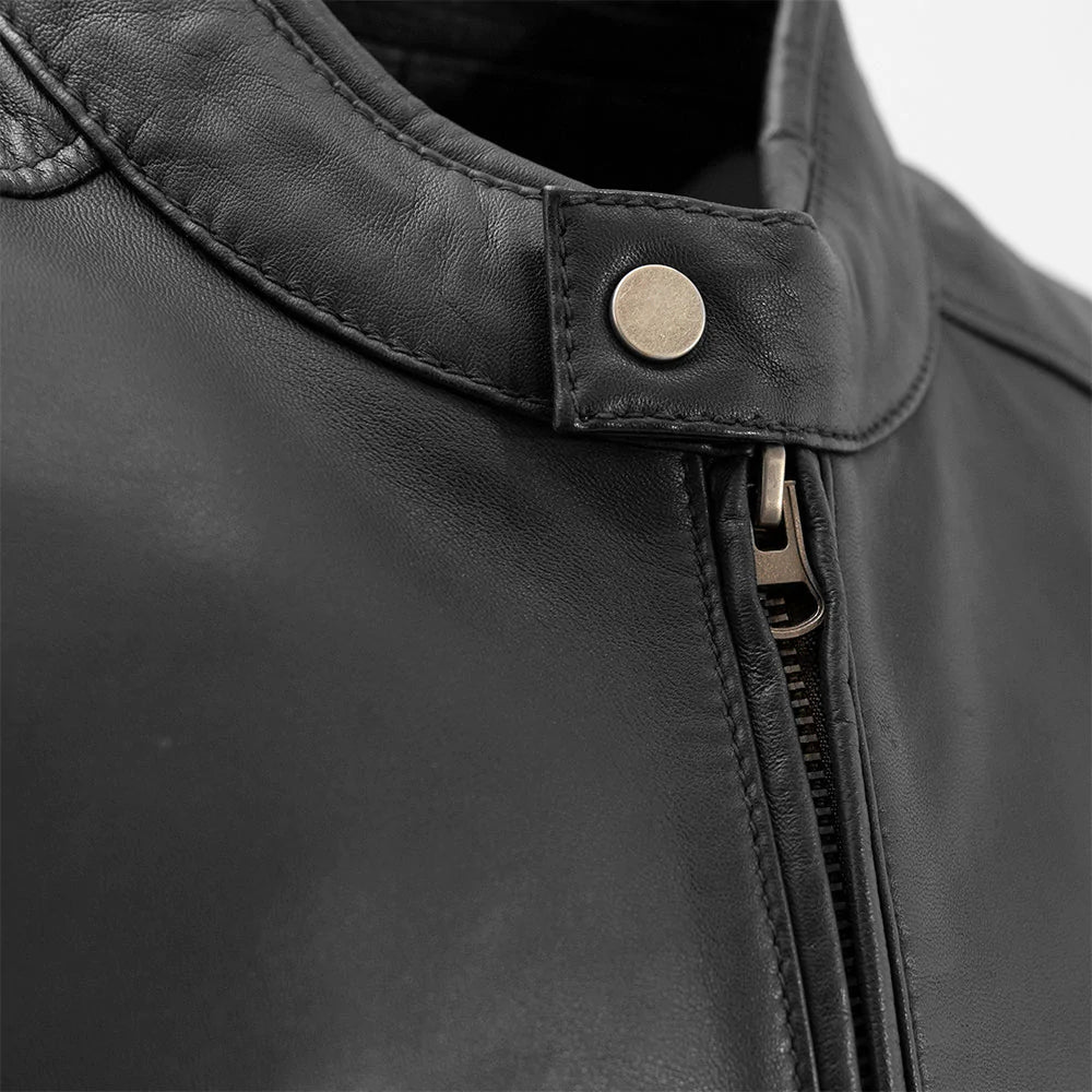 Blake Mens Leather Jacket Black