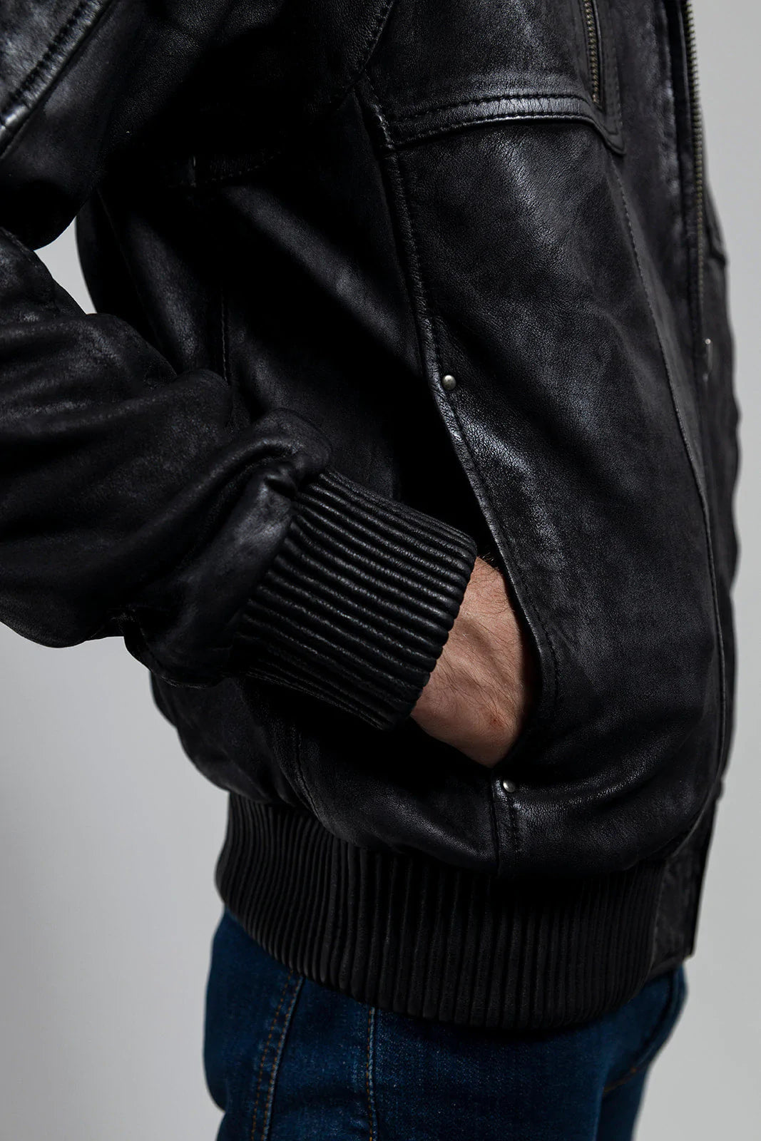 William Mens Fashion Leather Jacket