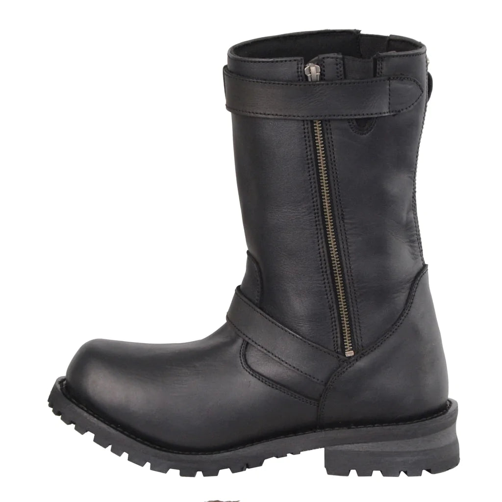 Classic Engineer 11-In Motorcycle Leather Boot