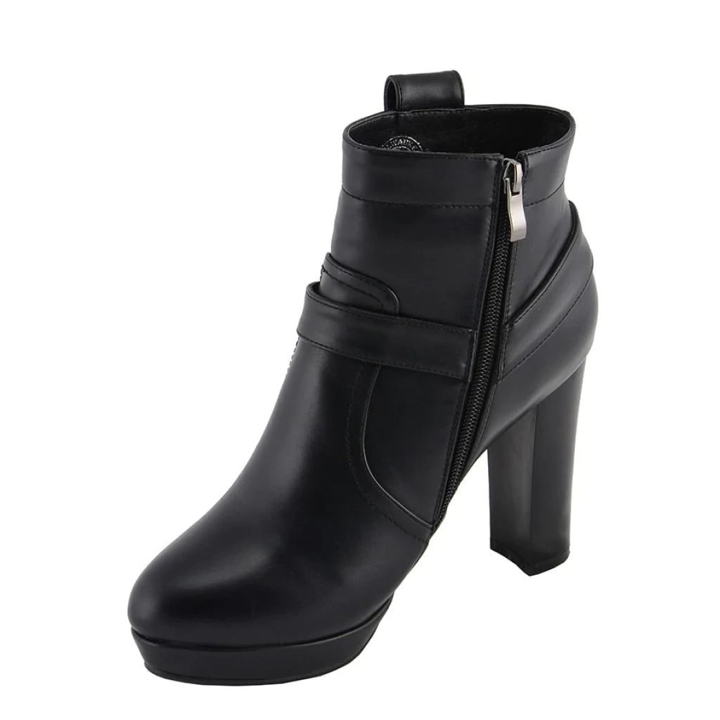 Harness Ankle Leather Boot