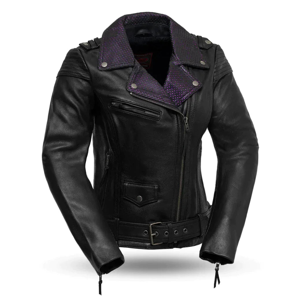 Iris - Motorcycle Leather Jacket Womens