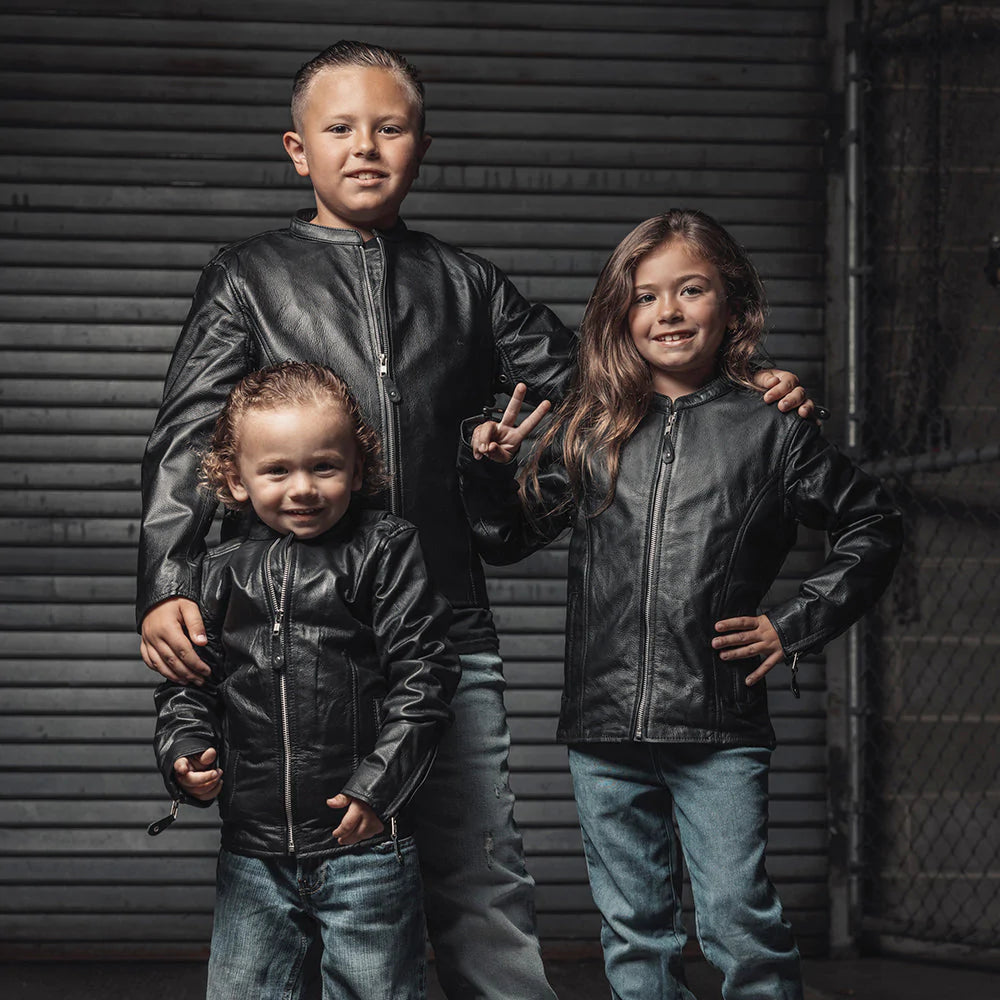 Bambino Kids Leather Jacket - Extreme Biker Leather