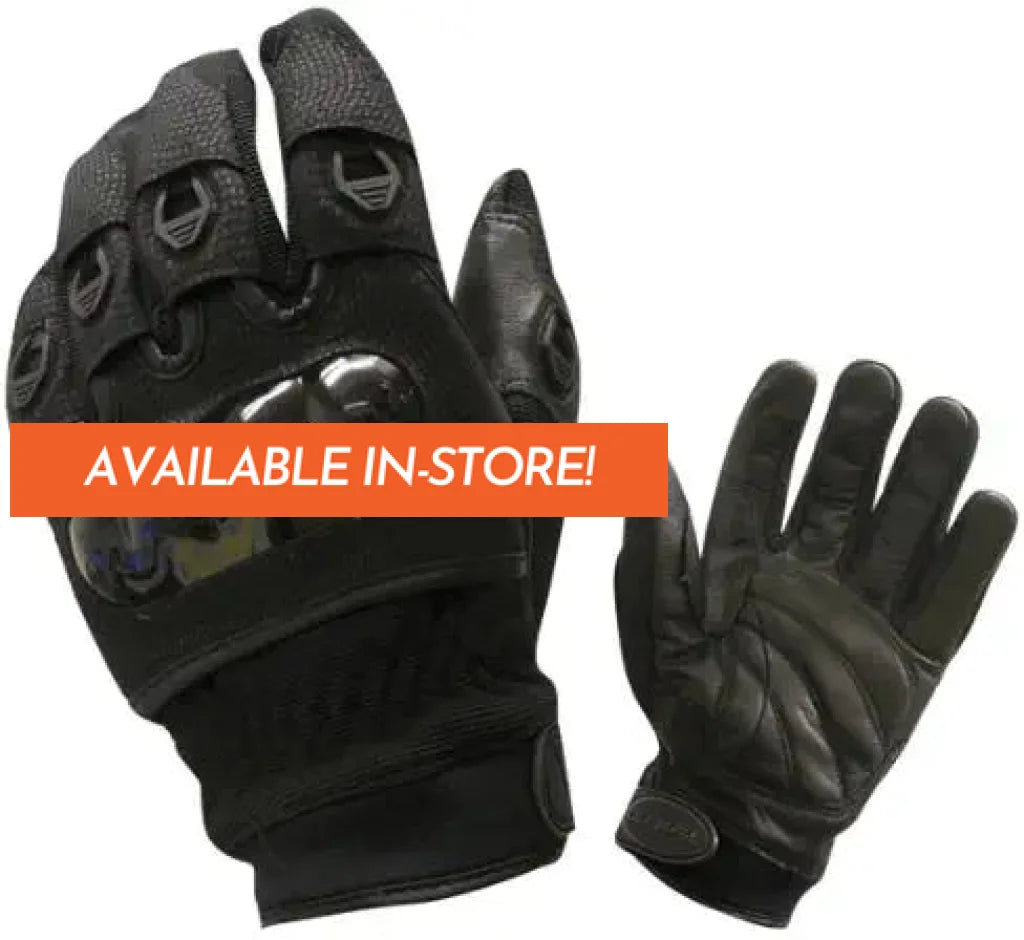 Olympia Digital Protector 07341 Textile Reinforced Carbon Knuckle Motorcycle Gloves | Sports